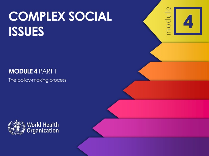 Policy Making for Complex Social Issues