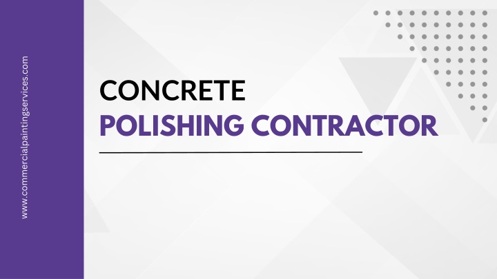 Industrial Polished Concrete Contractor In Wauseon Ohio