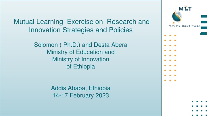 Advancing Research and Innovation Strategies in Ethiopian STI Policies