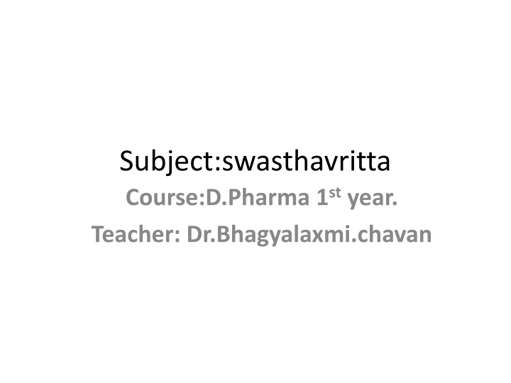Ayurvedic Principles for Seasonal Health Maintenance