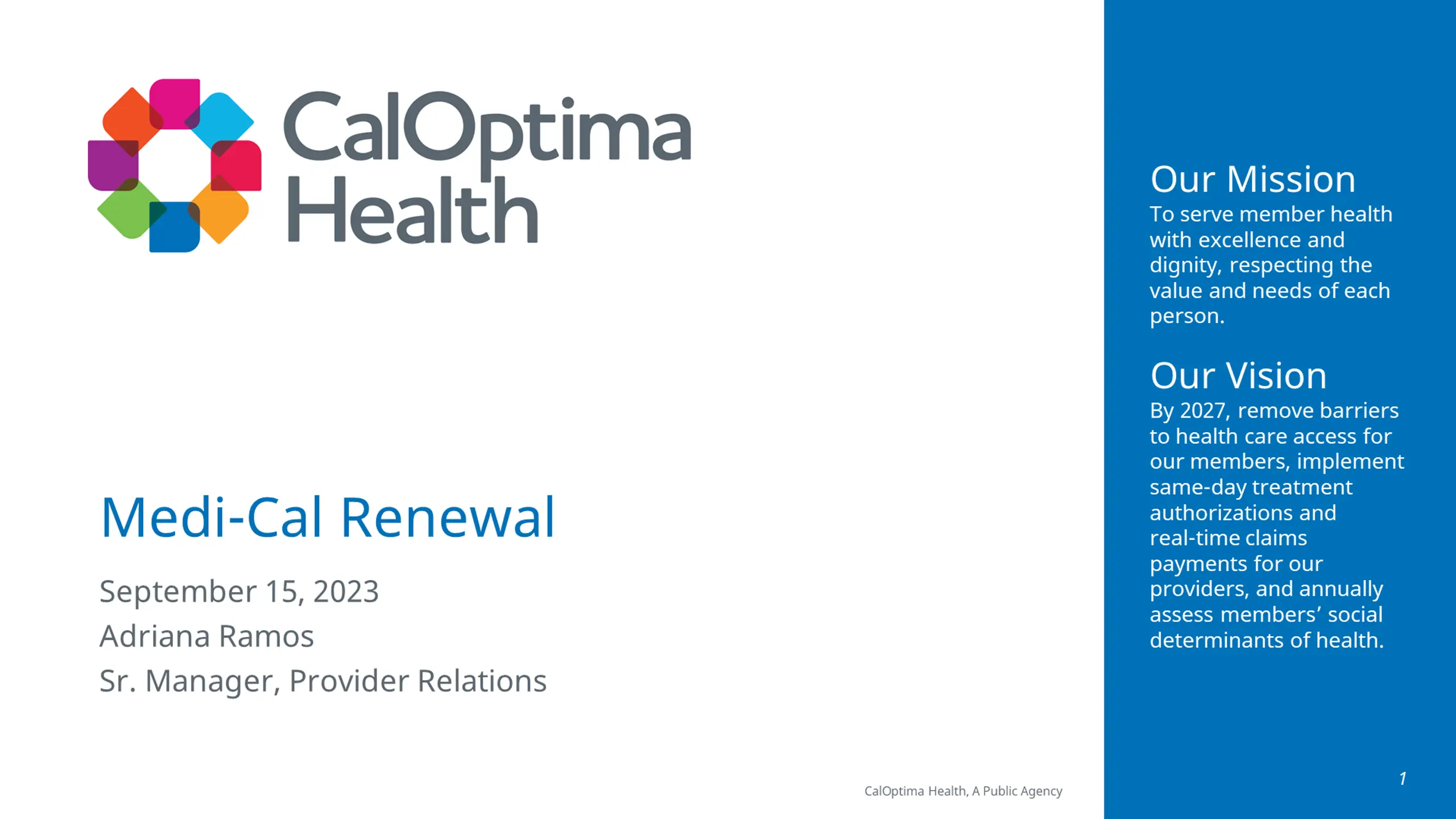 Medi-Cal Renewal