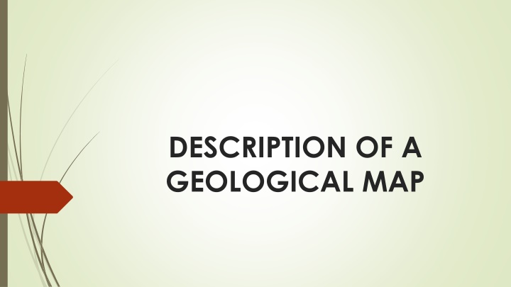 Geological Maps: Interpretation and Description