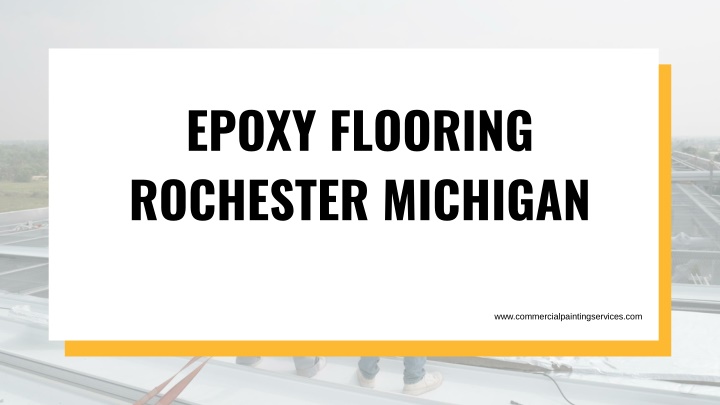 Epoxy Flooring Rochester Michigan