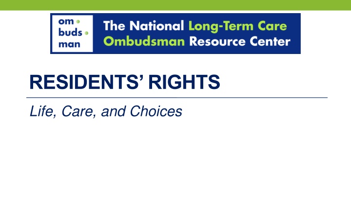 Residents' Rights in Nursing Homes