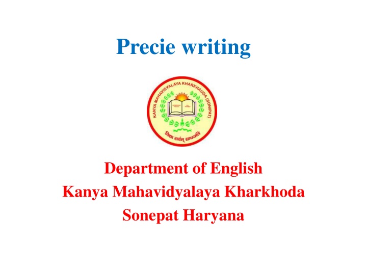 Mastering the Art of Precis Writing