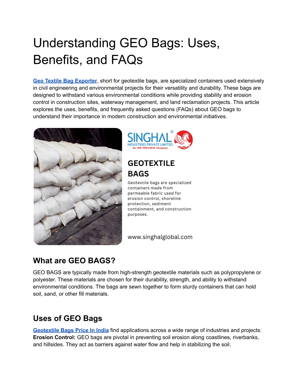 understanding geo bags uses benefits and faqs l.w