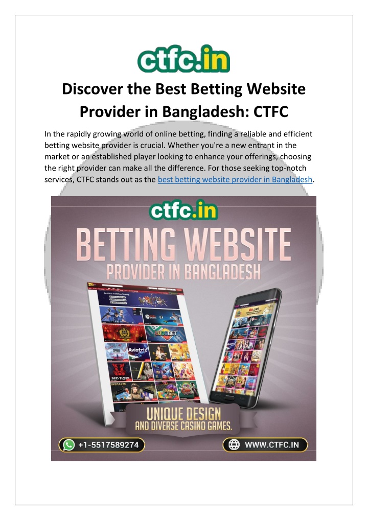 discover the best betting website provider n.w