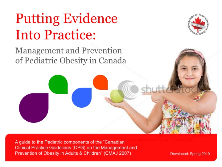 Pediatric Obesity Management and Prevention Guidelines in Canada