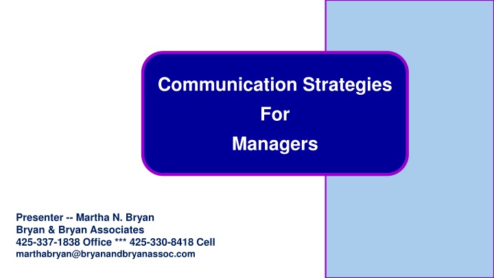 Effective Communication Strategies for Managers