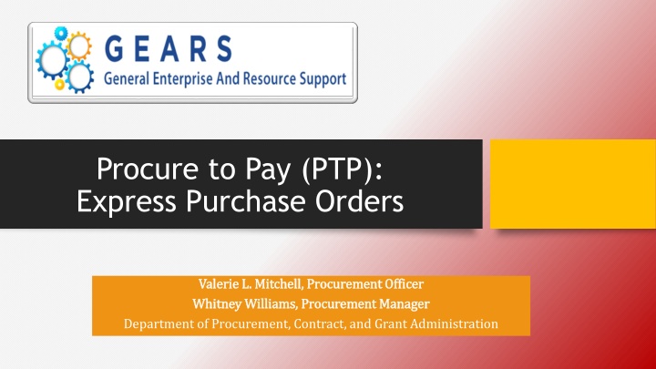Judiciary Procurement Processes Overview
