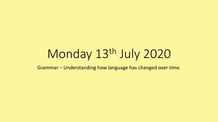 Language Evolution: How Language Changes Over Time