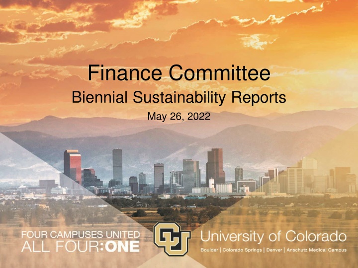 Campus Sustainability Initiatives and Community Engagement Overview
