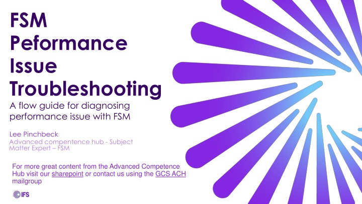 FSM Performance Issue Troubleshooting Flow Guide