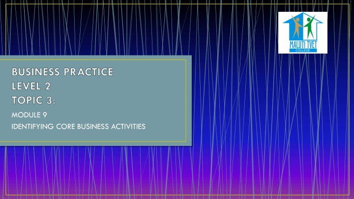 Core Business Activities in a Business Setting