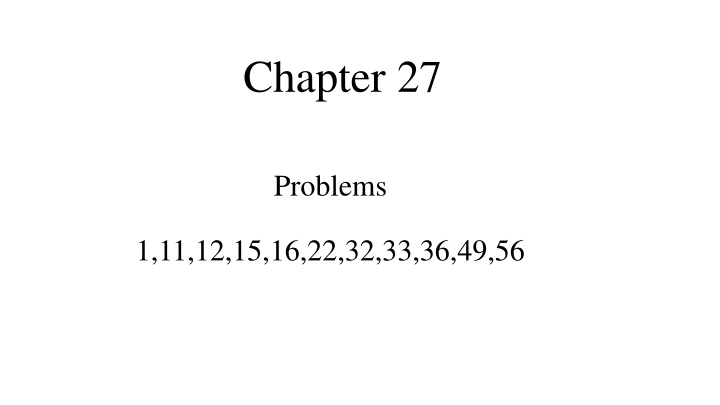 Physics Chapter 27 Practice Problems