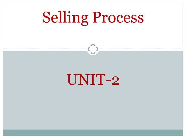 Selling Process: Stages and Importance