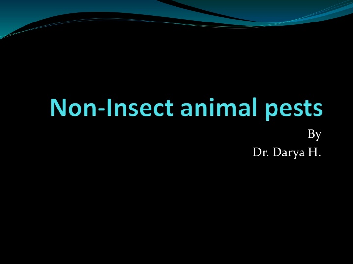 Non-Insect Pests in Agriculture