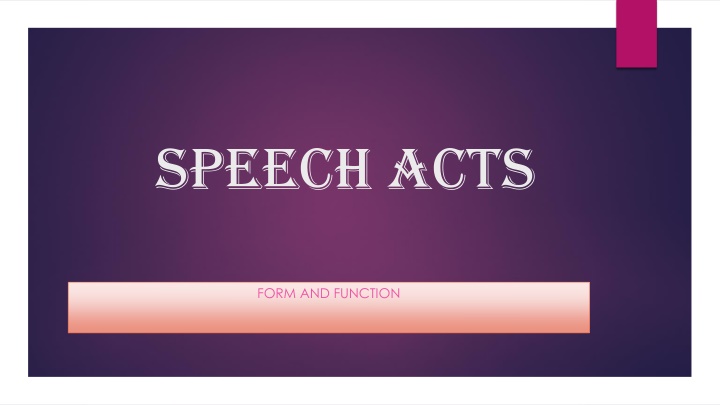 Speech Acts and Politeness in Linguistics