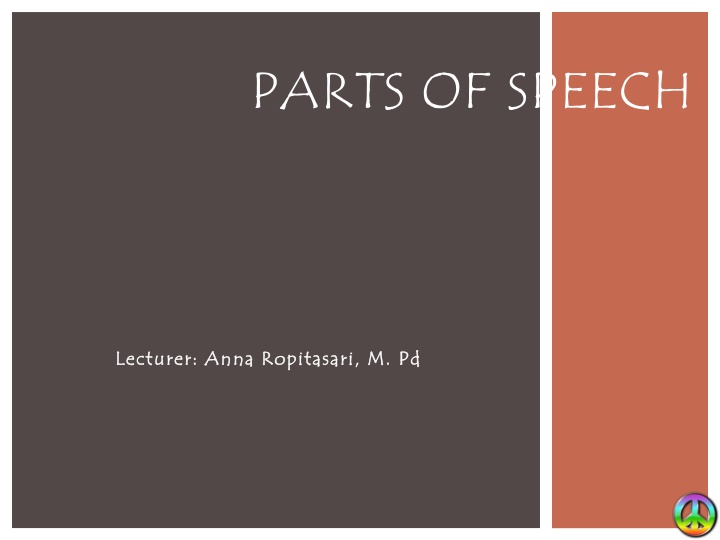Parts of Speech: Nouns and Pronouns Overview