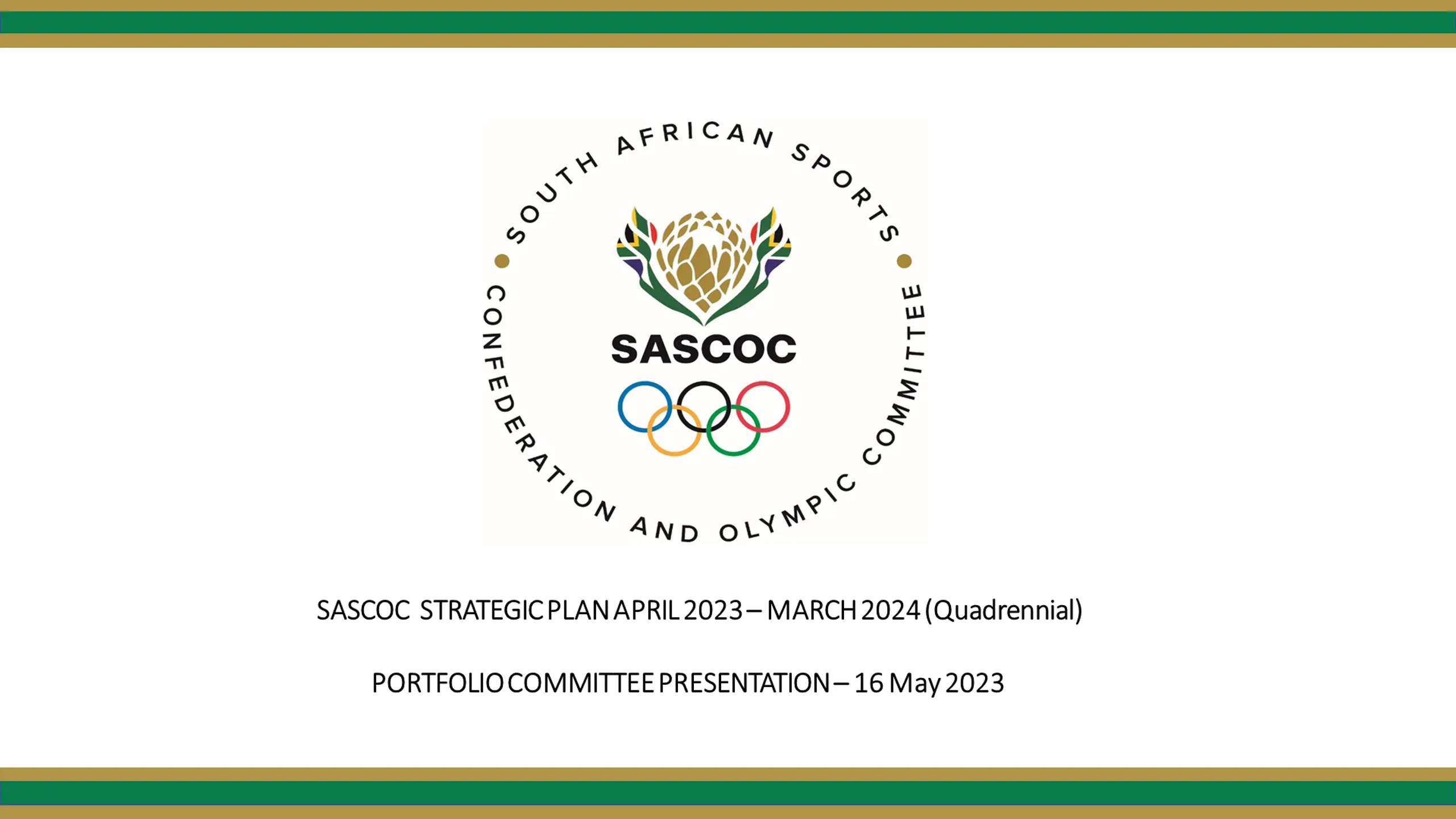 SASCOC Strategic Plan