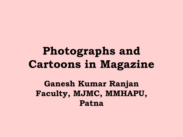The Significance of Photographs and Cartoons in Print Media