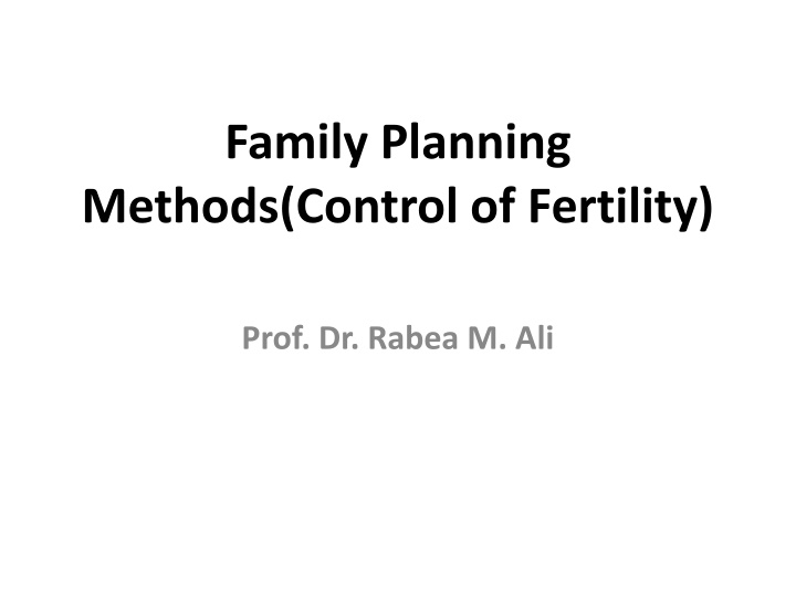 Comprehensive Guide to Natural Family Planning Methods