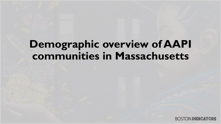 Demographic Overview of AAPI Communities in Massachusetts