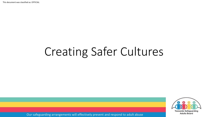 Safeguarding Arrangements to Prevent Adult Abuse