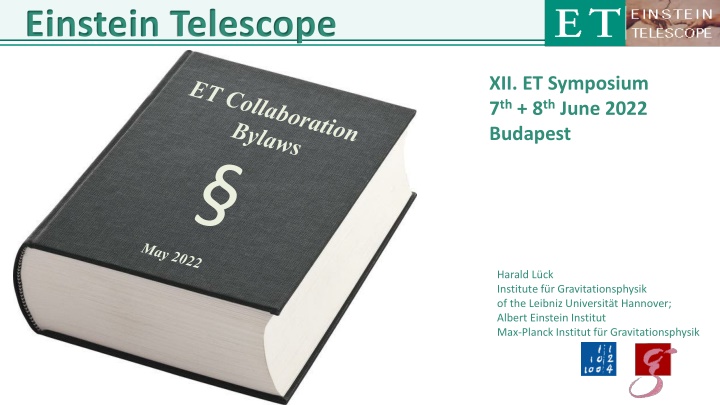 Einstein Telescope Collaboration Bylaws and Code of Conduct