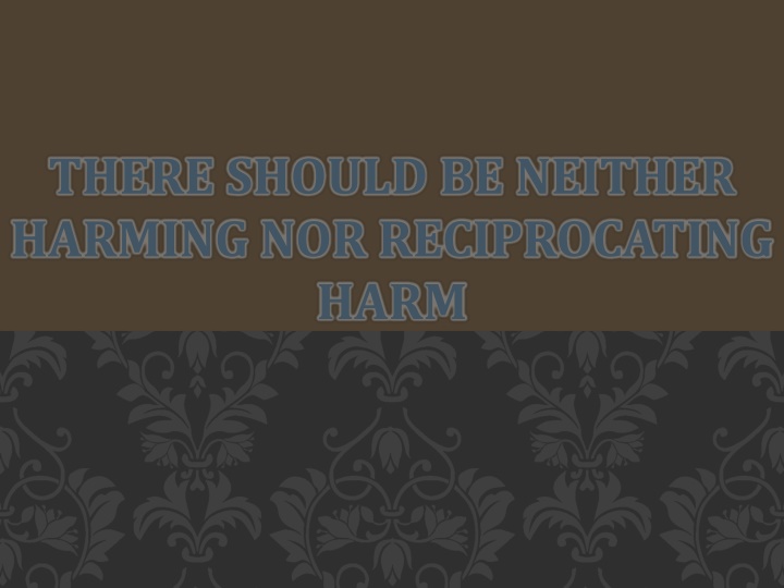 The Significance of Avoiding Harm in Islam