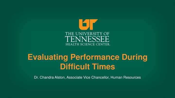 Evaluating Employee Performance in Challenging Times