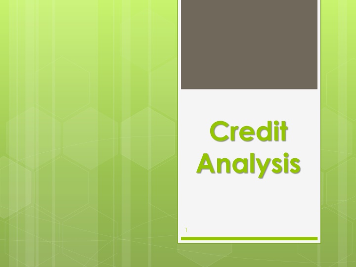 Credit Analysis for Farmers and Fishers