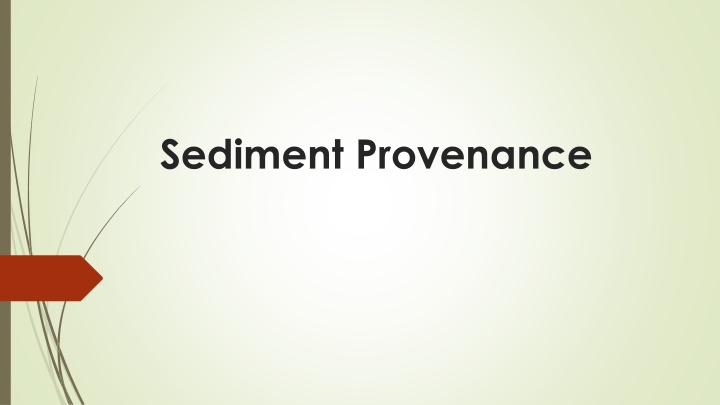 Sediment Provenance in Geology