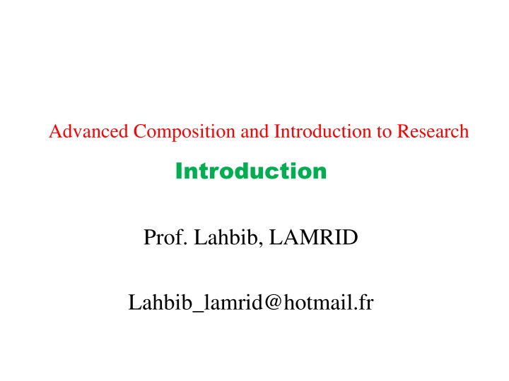 Research: Importance and Common Problems Unveiled