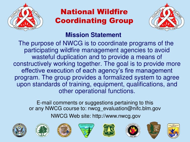 National Wildfire Coordinating Group - S-270 Basic Air Operations Course