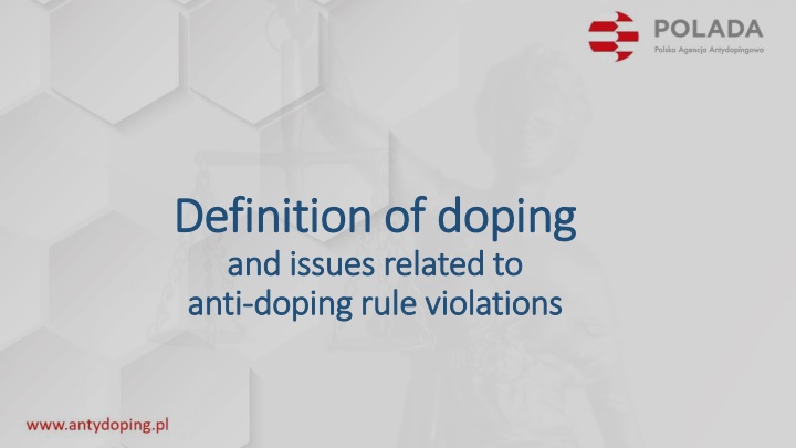 Doping and Anti-Doping Rule Violations