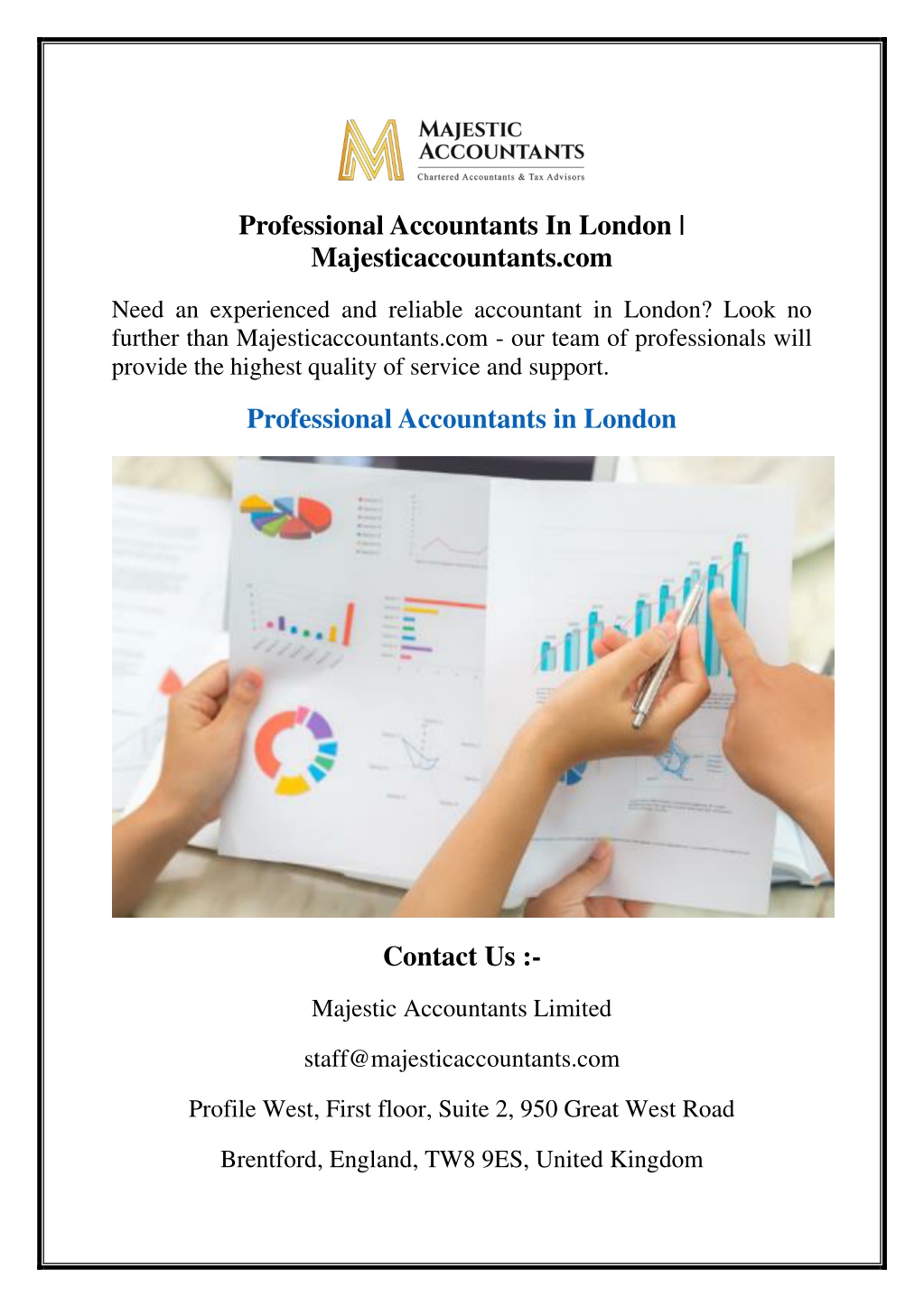 professional accountants in london l.w