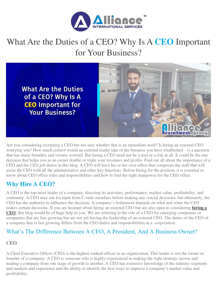 what are the duties n.w