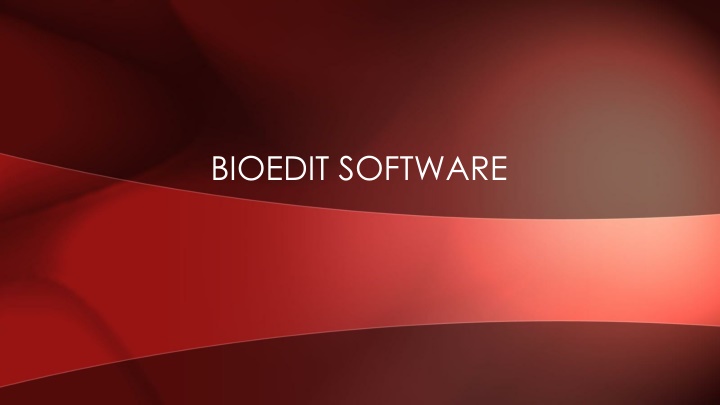 Advanced Sequence Analysis with BioEdit Software