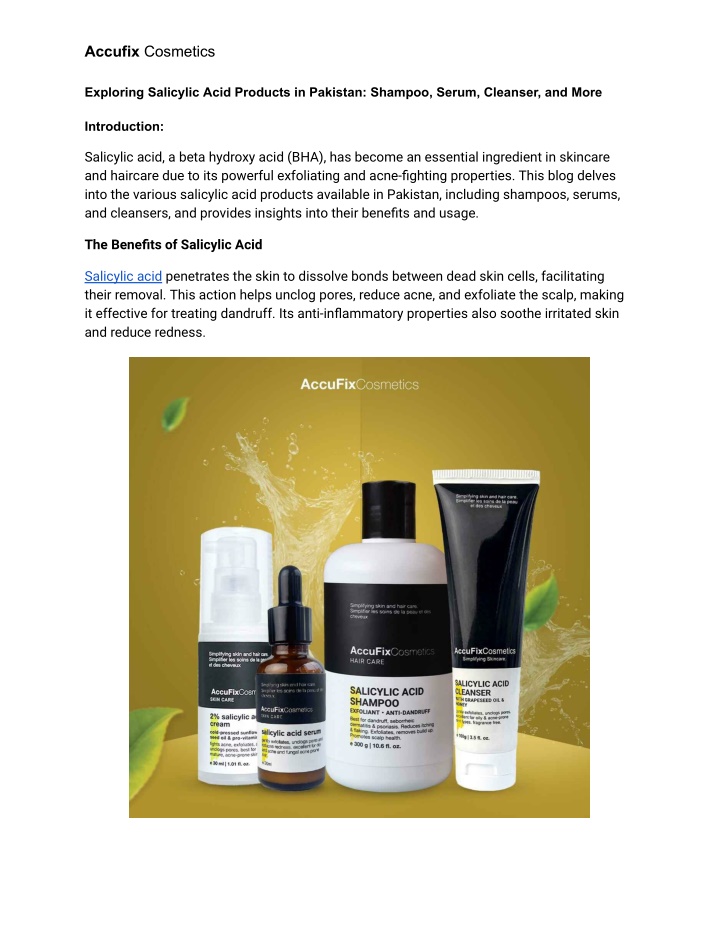 accufix cosmetics n.w