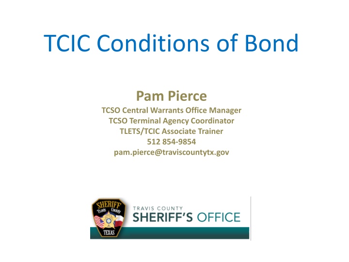 Texas CCP Article 17.50: Conditions of Bond Overview