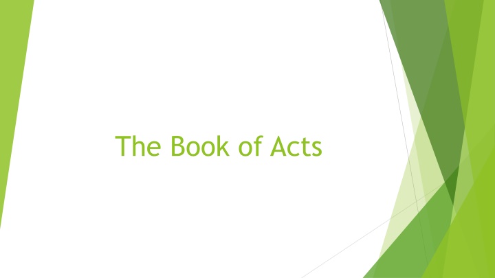 The Coptic Orthodox Church through the Book of Acts