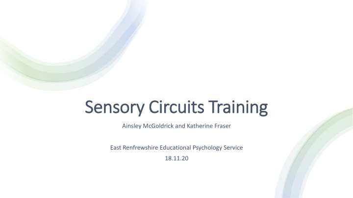 Sensory Circuits Training and Integration
