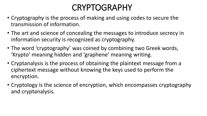 The Fascinating World of Cryptography