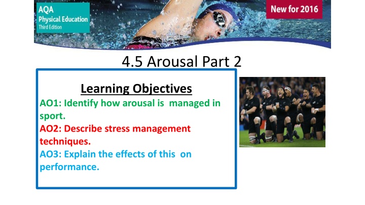 Managing Arousal and Stress in Sports Performance