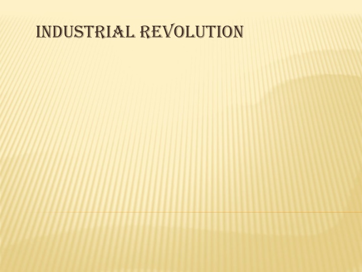 The Impact of Industrial Revolution on Society