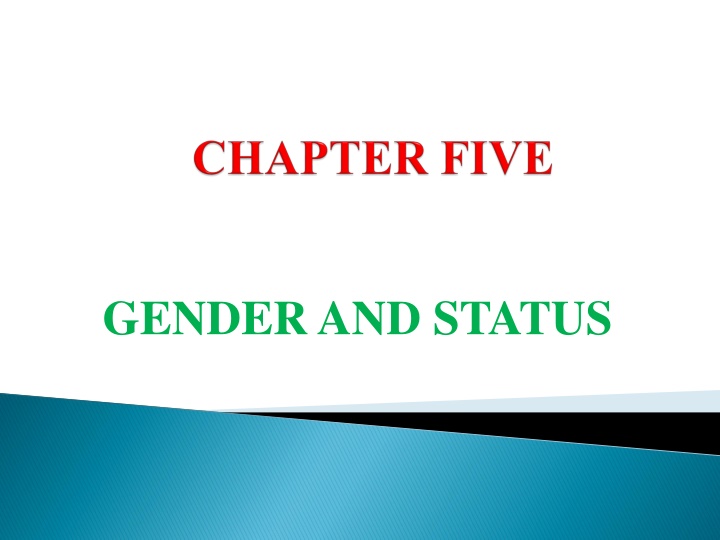 Gender Stratification and Its Impact on Society