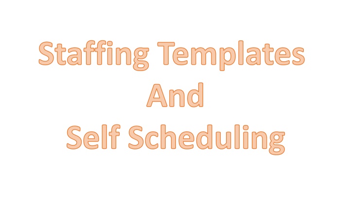 Efficient Staffing Strategies for Nursing Units