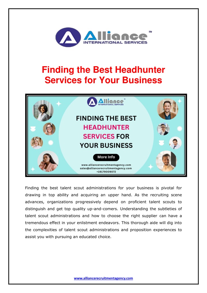 finding the best headhunter services for your n.w