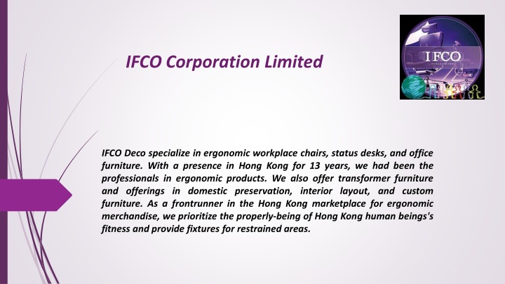 ifco corporation limited n.w